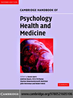 cover image of Cambridge Handbook of Psychology, Health and Medicine